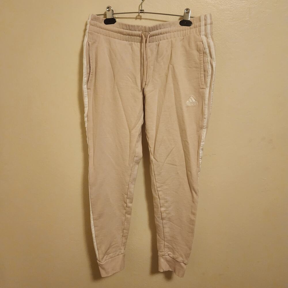 Women's Pink Adidas Sweat Pants Size Medium